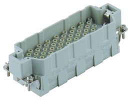 T2050643101-007 - Heavy Duty Connector, HEEE, Insert, 64+PE Contacts, Plug, Crimp Pin - Contacts Not Supplied - TE CONNECTIVITY