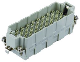 T2050722101-007 - Heavy Duty Connector, HEEE, Insert, 72+PE Contacts, Plug, Crimp Pin - Contacts Not Supplied - TE CONNECTIVITY