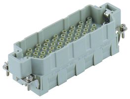 T2051283101-007 - Heavy Duty Connector, HEEE, Insert, 64+PE Contacts, Plug, Crimp Pin - Contacts Not Supplied - TE CONNECTIVITY