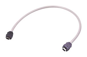 33481111A20050 - Ethernet Cable, IX Plug to IX Plug, Grey, 5 m, 16.4 ft - HARTING