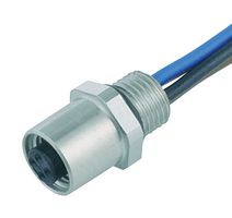 09-3106-00-03 - Sensor Cable, M5 Receptacle, Free End, 3 Positions, 200 mm, 7.9 ", 707 - BINDER