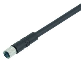 79-3108-32-04 - Sensor Cable, M5 Receptacle, Free End, 4 Positions, 2 m, 6.6 ft, 707 - BINDER