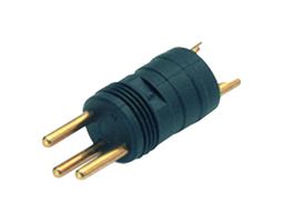 09-3411-70-03 - Sensor Connector, 768/718 Series, M8, Male, 3 Positions, Solder Pin, Straight Panel Mount - BINDER