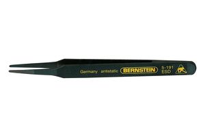 5-191 - Tweezer, ESD, Straight, Round, Plastic, 120 mm Length - BERNSTEIN WERKZEUGFABRIK