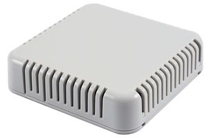 1551V4GY - Plastic Enclosure, Small, ABS, 80 mm, 80 mm, 20 mm, IP30 - HAMMOND