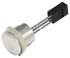 AVC16LAIOFE03T5B04 - Vandal Resistant Switch, AVC, 16 mm, SPST, On-Off, Flat, Natural - ALCOSWITCH - TE CONNECTIVITY