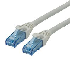 21.15.2981 - Ethernet Cable, Cat6a, RJ45 Plug to RJ45 Plug, UTP (Unshielded Twisted Pair), Grey, 300 mm - ROLINE