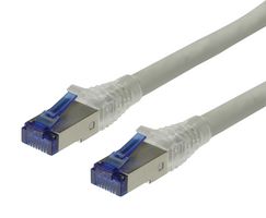 21.15.0871 - Ethernet Cable, Cat6a, RJ45 Plug to RJ45 Plug, SFTP (Screened Foiled Twisted Pair), Grey, 30 m - ROLINE