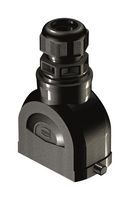 19431100446 - Heavy Duty Connector, IP66, With Gland, Nylon (Polyamide), Fibreglass Reinforced, 1 Lever, 10B - HARTING