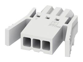 PTCM 0,5/ 3-PL-2,5 WH - Pluggable Terminal Block, 2.5 mm, 3 Ways, Clamp, 6 A - PHOENIX CONTACT