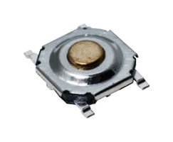 PTS525SKG15SMTR2 LFS - Tactile Switch, PTS525 Series, Top Actuated, Surface Mount, Round Button, 260 gf, 20mA at 15VDC - C&K COMPONENTS