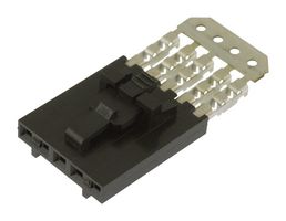14-56-2041 - IDC Connector, IDC Receptacle, Female, 2.54 mm, 1 Row, 4 Contacts, Cable Mount - MOLEX