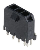 43650-0322 - Pin Header, Power, 3 mm, 1 Rows, 3 Contacts, Surface Mount Straight, Micro-Fit 3.0 43650 - MOLEX
