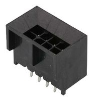 44432-0801 - Pin Header, Board-to-Board, 3 mm, 2 Rows, 8 Contacts, Through Hole Straight - MOLEX