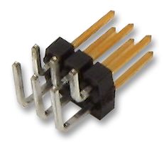 90122-0764 - Pin Header, Signal, 2.54 mm, 2 Rows, 8 Contacts, Through Hole Right Angle, C-Grid III 90122 - MOLEX