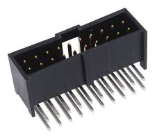 90130-3110 - Pin Header, Signal, 2.54 mm, 2 Rows, 10 Contacts, Through Hole Right Angle, C-Grid III 90130 - MOLEX