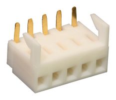22-16-2050 - PCB Receptacle, Board-to-Board, 2.54 mm, 1 Rows, 5 Contacts, Through Hole Mount Right Angle - MOLEX