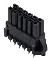 44769-1201 - PCB Receptacle, Board-to-Board, 3 mm, 2 Rows, 12 Contacts, Through Hole Mount - MOLEX