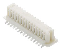 52465-1871 - Mezzanine Connector, Receptacle, 0.8 mm, 2 Rows, 18 Contacts, Surface Mount, Phosphor Bronze - MOLEX