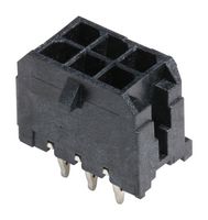 44914-0601 - Pin Header, Power, 3 mm, 2 Rows, 6 Contacts, Through Hole Straight, Micro-Fit 3.0 CPI 44914 - MOLEX
