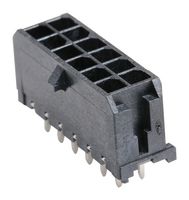 43045-1229 - Pin Header, Power, 3 mm, 2 Rows, 12 Contacts, Through Hole Straight, Micro-Fit 3.0 43045 - MOLEX