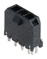 43650-0320 - Pin Header, Power, Wire-to-Board, 3 mm, 1 Rows, 3 Contacts, Through Hole Straight - MOLEX