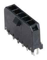 43650-0518 - Pin Header, Power, Wire-to-Board, 3 mm, 1 Rows, 5 Contacts, Through Hole Straight - MOLEX