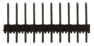 90120-0160 - Pin Header, Wire-to-Board, 2.54 mm, 1 Rows, 40 Contacts, Through Hole Straight, C-Grid III 90120 - MOLEX
