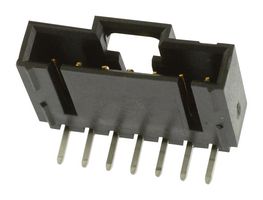 70555-0072 - Pin Header, Wire-to-Board, 2.54 mm, 1 Rows, 3 Contacts, Through Hole Right Angle, SL 70555 - MOLEX