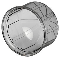 2328823-3 - LED Lens, Grey, 80 mm, Dome, PC (Polycarbonate) - TE CONNECTIVITY