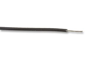 1858/19 BK001 - Wire, PVC, Black, 16 AWG, 1.23 mm², 1000 ft, 305 m - ALPHA WIRE