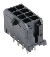 43045-0828 - Pin Header, Power, 3 mm, 2 Rows, 8 Contacts, Through Hole Straight, Micro-Fit 3.0 43045 - MOLEX