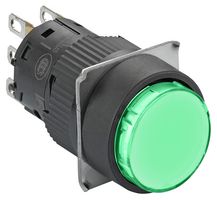 XB6EAW3B1P - Industrial Pushbutton Switch, Harmony, 16 mm, SPDT, Momentary, Flush, Green - SCHNEIDER ELECTRIC