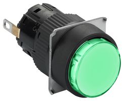 XB6EAV3BP - LED Panel Mount Indicator, Green, 24 V, 16 mm, IP65 - SCHNEIDER ELECTRIC