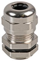PP002680 - Cable Gland, M12 x 1.5, 4 mm, 7 mm, Brass, Metallic - Nickel Finish - PRO POWER