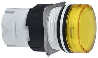 ZB6AV5 - Indicator Lens, Yellow, Round, 16 mm, Pilot Light Head - SCHNEIDER ELECTRIC