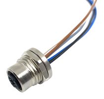 MPM12-SWS-5AFP - Sensor Cable, Front Panel, M12 Plug, Free End, 5 Positions, 500 mm, 19.7 " - MULTICOMP PRO