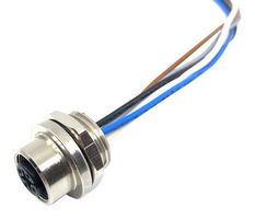 MPM12-SWS-3ARP - Sensor Cable, Rare Panel, M12 Plug, Free End, 3 Positions, 500 mm, 19.7 " - MULTICOMP PRO