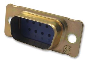 1757819-6 - D Sub Connector Housing, 9 Ways, D Sub, DE, AMPLIMITE 109, Plug, Metal Body - AMP - TE CONNECTIVITY