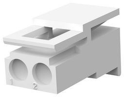 1-480720-0 - Connector Housing, Receptacle, 2 Ways, 5.08 mm, Commercial MATE-N-LOK Connectors - AMP - TE CONNECTIVITY