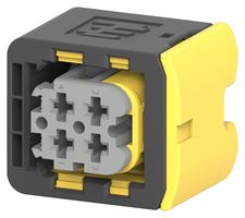 2-1418390-1 - Automotive Connector Housing, Heavy Duty Sealed Connector Series, Receptacle, 4 Ways - TE CONNECTIVITY