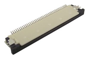54132-3262 - FFC / FPC Board Connector, 0.5 mm, 32 Contacts, Receptacle, Easy-On 54132, Surface Mount, Bottom - MOLEX