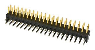 87760-4016 - Pin Header, Wire-to-Board, 2 mm, 2 Rows, 40 Contacts, Through Hole Right Angle, Milli-Grid 87760 - MOLEX