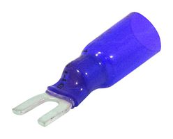 19196-0039 - Fork / Spade Tongue Terminal, Avikrimp 19196, 16AWG to 14AWG, 2.5 mm², M4, #8, Nylon (Polyamide) - MOLEX