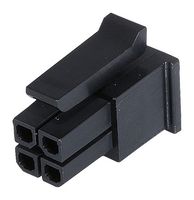 43025-0410 - Connector Housing, Micro-Fit 3.0 43025, Receptacle, 4 Ways, 3 mm - MOLEX