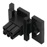 44133-0600 - Connector Housing, Micro-Fit 3.0 BMI 44133, Receptacle, 6 Ways, 3 mm - MOLEX