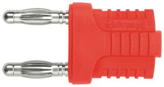 KURZ 14-4 IG MB NI / RT - Banana Test Connector, Plug, Cable Mount, 12 A, 70 VDC, Nickel Plated Contacts, Red - SCHUTZINGER