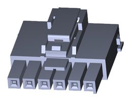 172256-3106 - Connector Housing, Ultra-Fit 172256, Receptacle, 6 Ways, 3.5 mm - MOLEX