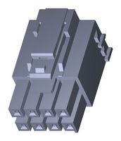 172258-3108 - Connector Housing, Ultra-Fit, Receptacle, 8 Ways, 3.5 mm, Molex Ultra-Fit Series Contacts - MOLEX