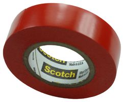35 RED (1/2"X20FT) - Electrical Insulation Tape, PVC (Polyvinyl Chloride), Red, 12.7 mm x 6.1 m - 3M